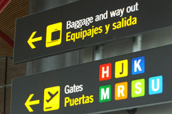 airport exit-sign